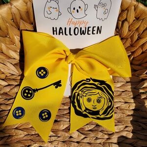 Coraline hair tie bow 🎀